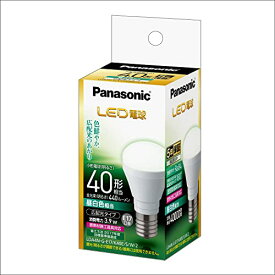 パナソニック ミニクリプトン型 LED電球 E17口金 電球40形相当 昼白色相当(3.9W) 広配光タイプ LDA4NGE17K40ESW2