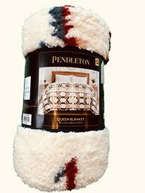 ペンドルトン 大判ブランケット (Pendleton Blanket)… (クイーン 248cm×233 ホワイト)