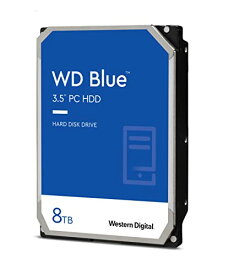 Western Digital 8TB WD ブルー PC ハードドライブ HDD - 5640 RPM SATA 6 Gb/s 128 MB