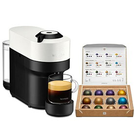 Nespresso(ネスプレッソ) ネスプレッソ VERTUO カプセル式コーヒーメーカー ヴァーチュオ ポップ ココナッツホワイト GCV2-
