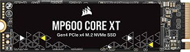 【マラソン限定！エントリー全品P10倍！最大39倍!!】CORSAIR M.2 SSD MP600 CORE XTシリーズ 1TB PCIe Gen4 x4 NVMe CSSD-F1000GBMP60