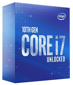 INTEL CPU BX8070110700K Core i7-10700K プロセッサー、3.80GHz(5.10 GHz) 、 16MBキャ