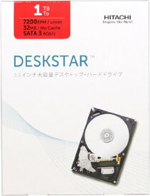 日立 HGST Deskstar パッケージ版 3.5inch 7200rpm 1.0TB 32MB SATA6.0Gbs 0S03385