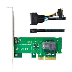 Cablecc PCI-E 3.04.0からSFF-8643カードアダプタおよびメインボードSSD用のU.2U2 SFF-8639 NVME P