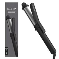 在庫限りー【送料無料】サロニア SALONIA スムースシャイン カールヘアアイロン ブラック 32mm SAL23106BK