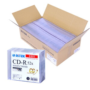 uVGP2021v܁E f[^p CD-R 700MB 52{ Ritek Professional with "CG" Technology(Ritek Pro "CG") 5mmXP[X10pbN×20i200jƖp RITEK ritek pro cg ȃJ[g̔