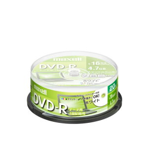 DVD-R dvd-r f[^p 1L^p 20XshP[X 1`16{Ή 4.7GB zCgfBXN Ђт냌[xfBXN CNWFbgv^[Ή DR47PWE.20SP maxell }NZ