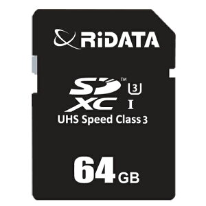 SDXCJ[h f[^] SDXCJ[h 64GB SD Class10 UHS class3 UHS-IΉ 4KΉ RiDATA y[OKi|Xgjz