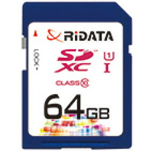 �y�݌ɏ����zRiDATA SDXC�J�[�h 64GB class10 UHSI�Ή� SDXC64GB class10 UHSI RI-SDX064GC10U1