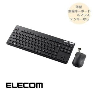 �������^�R���p�N�g�L�[�{�[�h���}�E�X �R�ۉ��H �u���b�N TK-FDM109MKBK �����e���L�[���X�L�[�{�[�h �����}�E�X �G���R�� ELECOM