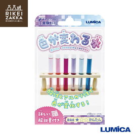 【ゆうパケット対応】 おうちでできる実験キット 『色が変わる水』 ／ 化学 科学 自由 研究 好奇心 おうちで 実験 キット ふしぎな 小学生 ルミカ E30012 販促品 粗品 ノベルティ