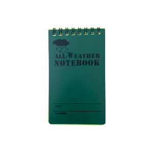 qObY@h@OD iI[ujcE2 iALL-WEATHER NOTEBOOK OD)