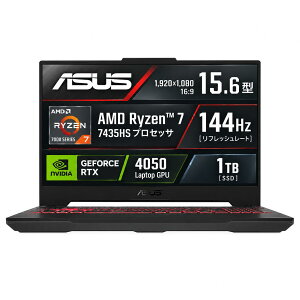 �G�C�X�[�X ASUS �Q�[�~���O�m�[�gPC/ASUS TUF Gaming A15 FA507NUR/15.6�^/Ryzen 7 7435HS/������ 16GB/SSD 512GB/GeForce RTX 4050/Windows 11 Home/���J�O���[ FA507NUR-R7R4050T