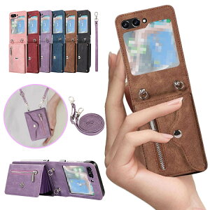 GalaxyZFlip6�P�[�X/�J�o�[�܂肽���݌^�V�����_�[�X�g���b�v���|���x���g�t���������߉\�n���h�X�g���b�v�t���X�^���h�@�\�J�[�h���[PU���U�[�P�[�XSamsung�M�����N�V�[Z�t���b�v6�A���h��