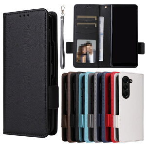 GalaxyZFold6�P�[�X�蒠�^�J�o�[�܂肽���݌^�X�^���h�@�\�J�[�h���[�R�X�g���b�v�t���X�g���b�v�z�[���t��Samsung�T���X���M�����N�V�[Z�t�H�[���h6�A���h���C�h�蒠�^PU���U�[�P�[�X/�J�o�[