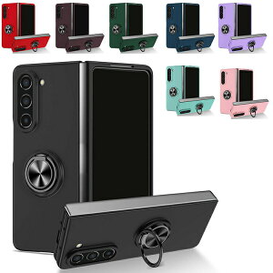 GalaxyZFold6�P�[�X�ϏՌ��J�o�[�܂肽���݌^��̌^�����O�t���}�O�l�b�g���ԍڃz���_�[�Ή�2�d�\���X�^���h�@�\�V���v��Samsung�T���X���M�����N�V�[Z�t�H�[���h6�ی�P�[�X�A���h���C�h����