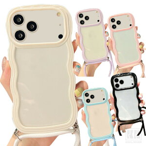iPhone17�N���A�P�[�X17Air/17Pro/17ProMax�X�}�z�V�����_�[�J�o�[�E�F�[�u�g�^�Ȃ݂Ȃݔg�󓧖��V�����_�[�X�g���b�v���|���x���g�t���������߉\�ی�P�[�XApple�A�C�t�H��17/17�G�A/17�v��/17�v