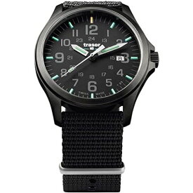 [トレーサー] 腕時計 P67 OFFICER PRO GUNMETAL BLACK 107422 メンズ メタリック