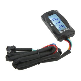 DNEI バイク用水温計 取り付け簡単 均一デジタル表示 ブルーバックライト 高精度 (M12 * 1.5)