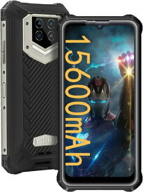 OUKITEL WP15S SIM フリー スマホ 本体 防水防塵耐衝撃 15600MAH大型バッテリー ANDROID11 スマホ 6.52インチHD+ 20MPメインカメラ+8MPフロントカメラ 4GB RAM+64GB