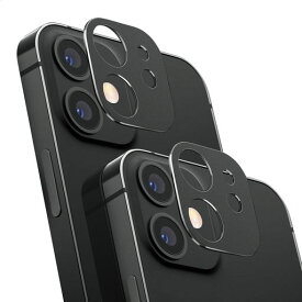 NIMASO カメラ 保護 カバー IPHONE 12 MINI 用 アルミ合金製 レンズ カバー 2枚セット カメラフィルム NCM20L174