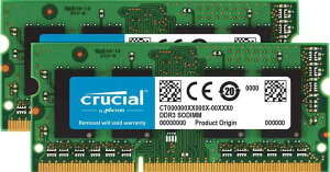 Crucial [MicronCrucialuh] DDR3 1866 MT/s (PC3-14900) 16GB Kit (8GBx2) CL13 MM 204pin 1.35V/1.5V CT2KIT102464BF186D