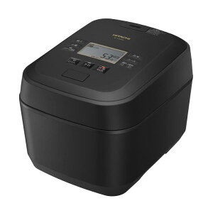 日立 炊飯器 5.5合 圧力スチームIH 蒸気カット RZ-V100GM K フロストブラック 八代目儀兵衛 監修 日本製 大火力 沸騰鉄釜 ふっくら御膳