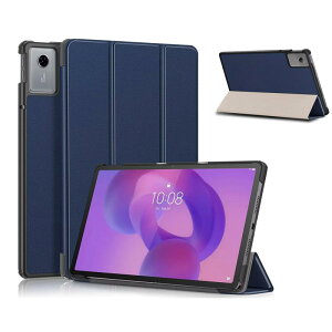 For Idea Tab Plus/TB365FC(2025����) �p �P�[�X �J�o�[ �ی�P�[�X �y�z 12.1�C���` �^�u���b�g���[�J�o�[ �I�[�g�X���[�v�@�\ �y�� ���^ �ϏՌ� �����h�~ �X�^���h�@�\ �p�x���� (�u���[)