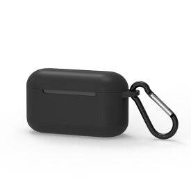 Geekria シリコンカバー 互換性 カバー Echo Buds 2 対応 True Wireless Earbuds 充電ケースカバー 外装カバーキーホルダーフック付き、充電ポートアクセス可能 、フロントLED可視 (黒)