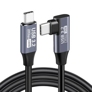 USB-C  USB-C �P�[�u�� 0.2M L�� 20Gbps�����f�[�^�]�� 240W PD�}���[�d 4K@60Hz�f���o�� USB3.2 Gen2x2 type-c to type-c �P�[�u�� iPhone15�V���[�Y�ɑΉ� MacBoo