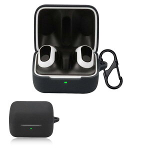 For INZONE Buds: WF-G700N �P�[�X �V���R�� ��p ���[�J�o�[ �S�ʕی� �[�d�֗� �J���r�i �����h�~ ����~�� �y�� �L�Y�h�~ �X���� ���^ ���s �ϏՌ� �h�o INZONE Buds: WF-G700N�p�ی�P�[�X-�u���b