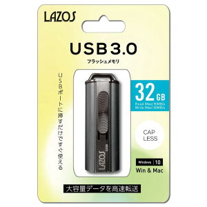 L-US32-3.0 Lazos USB�������[�J�[�h 32GB