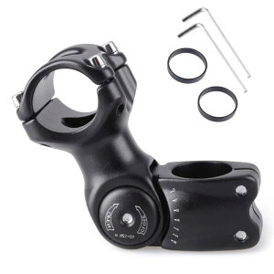 自転車 ステム 25.4mm/31.8mm ±60° クランプ ハンドルステム アルミ6061 90mm/110mm/120mm/130mm ロードバイク マウンテンバイク クロスバイク MBT BMX (25.4 x 90mm)