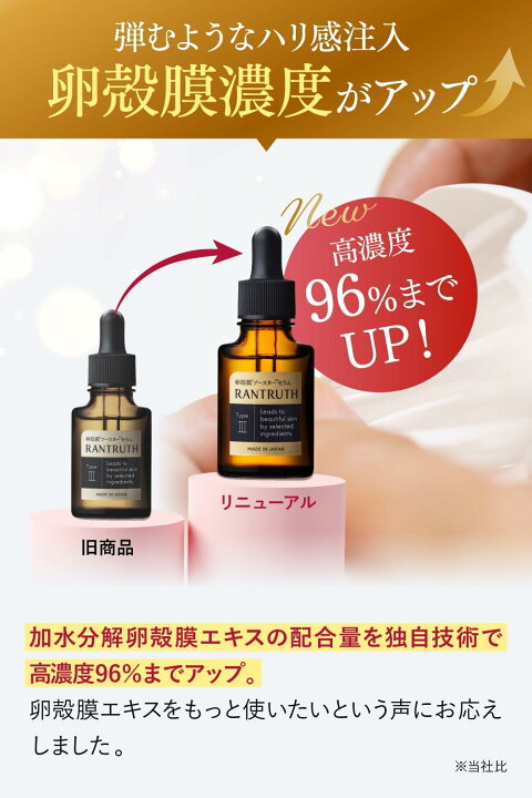 楽天市場】【正規販売店】 薬用RANTRUTH ラントゥルース 卵殻膜 