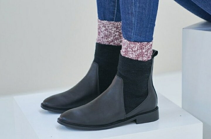 楽天市場 本革 ラム革 サイドゴアブーツ レディース レザー ショートブーツ ローヒール ブーツ サイドゴア ショート ラウンドトゥ ソックスブーツ 黒 ブラック Rilla By Uni