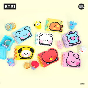 【国内発送】BT21 minini メモ帳 ★ 韓国 韓国グッズ 雑貨 公式 KOYA RJ SHOOKY MANG CHIMMY TATA COOKY メモ ノート