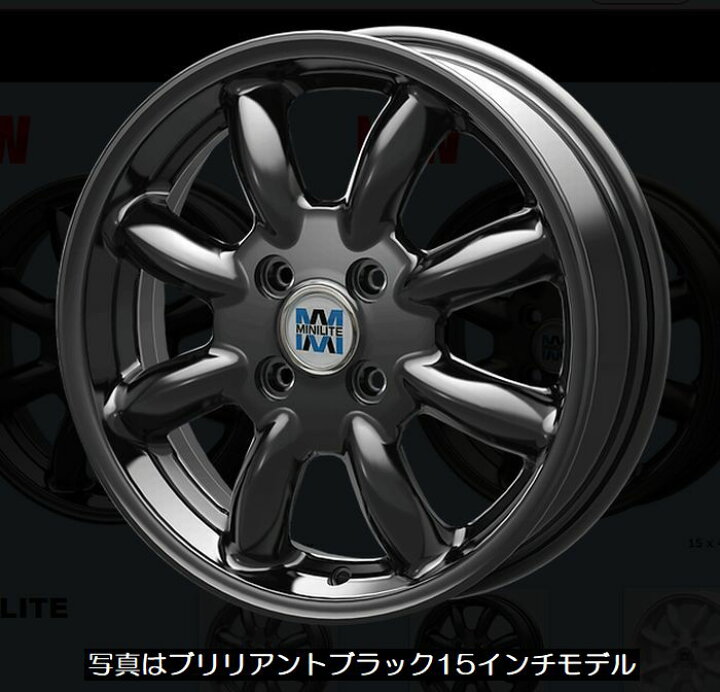 楽天市場】14インチ軽自動車用MINILITEミニライトアルミホイール[14 