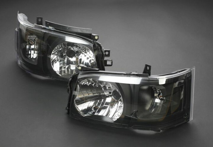 楽天市場】200系ハイエース2/4WD用[1型2型専用]DEPO製ヘッドライトAssy 