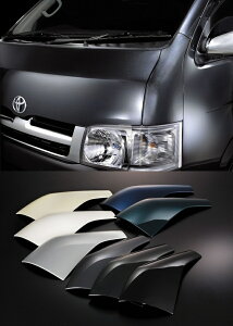 K-SPECケースペック200系ハイエース2/4WD標準/ワイドボディフェンダースムージングパネル【j純正近似色塗装済】貼付けタイプ後払い不可商品