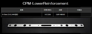 Mercedes-Benz E-Class (213) AMG܂ CPM-LowerReinforcementA[CtH[XgiCLRF-MB005󒍐Yi㕥si