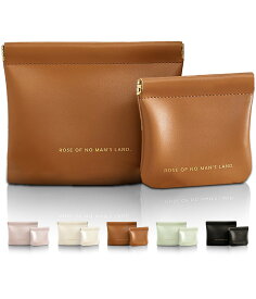 まとめ買い最大20%OFF｜ポーチ セット フラットポーチ 片手で開けられる 2個セットポーチ 小物入れ ばね口開閉 バネ式 ミニポーチ 化粧ポーチ レディース コインケース アクセ収納 収納 ポーチ コスメポーチ おしゃれ 上品 かわいい 小物入れ アクセサリーポーチ RIMINA
