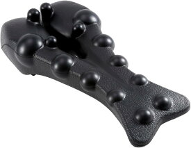 背中 肩甲骨はがし ストレッチ ツボ押し 1日5分寝るだけで背中をしっかりストレッチ 肩甲骨 背筋 健康器具 (ブラック)