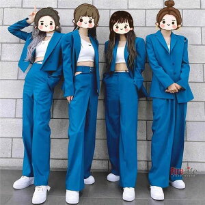 ��l�_���X�ߑ� ���f�B�[�X �u���[ �W���Y�_���X ���[ �����O�W���P�b�g jazz K-POP �X�[�c�Z�b�g�A�b�v�V���[�g�W���P�b�g �q�b�v�z�b�v �����O�p���c