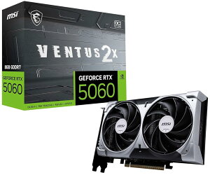 MSI GeForce RTX 5060 8G VENTUS 2X OC �O���t�B�b�N�X�{�[�h VD9187