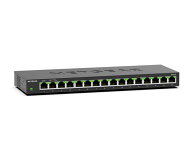 NETGEAR 卓上型コンパクト アンマネージスイッチングハブ GS316 ギガビット 16ポート 静音ファンレス 省…