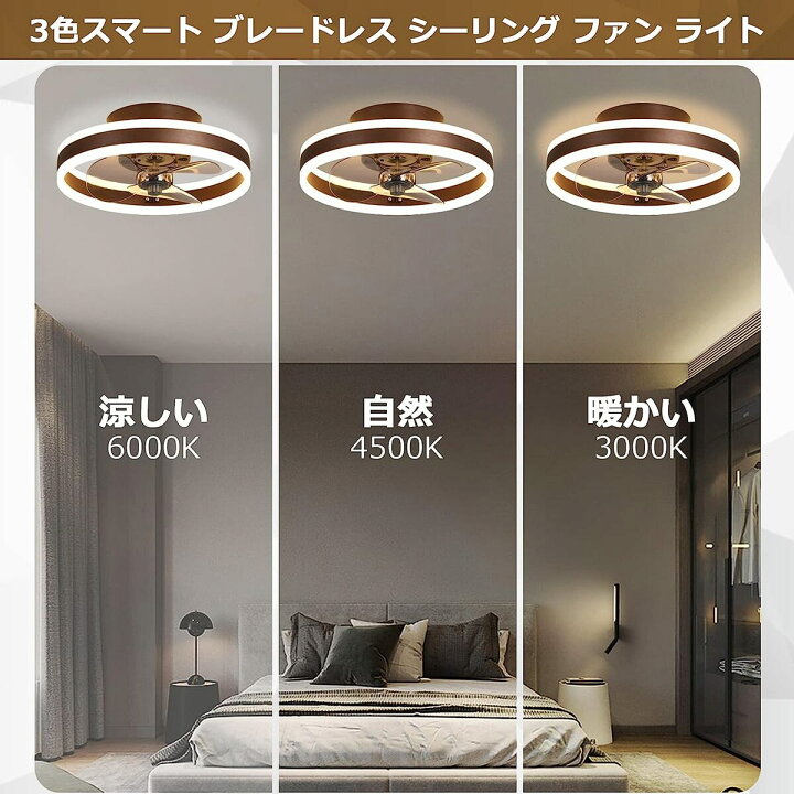 楽天市場】【5年保証】シーリングファンライト DCモーター LED 