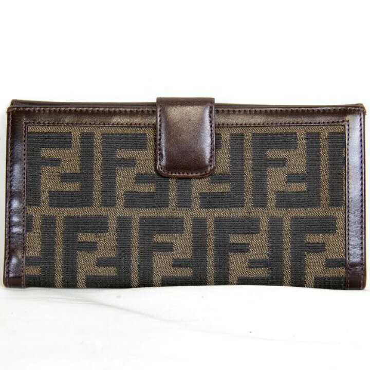 楽天市場】FENDI フェンディ 2804－30806 長財布 キャンバス ブラウン 