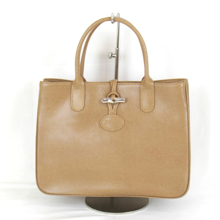 楽天市場】『USED』 Longchamp ロンシャン ロゾ ハンドバッグ レザー 
