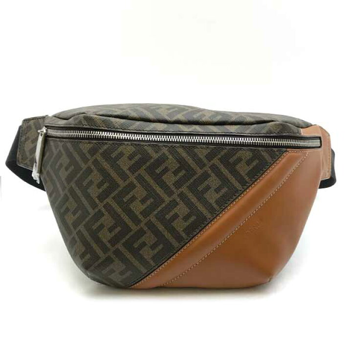 楽天市場】【超美品】 FENDI フェンディ ズッカ柄 ウエストバッグ 