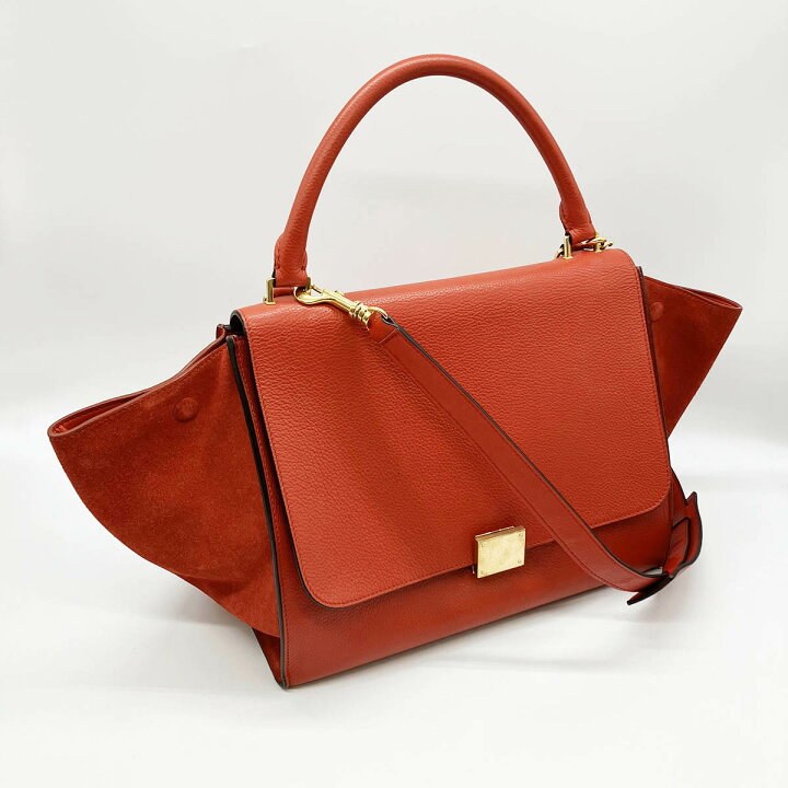 楽天市場】超美品 CELINE セリーヌ トラペーズ ショルダーバッグ 